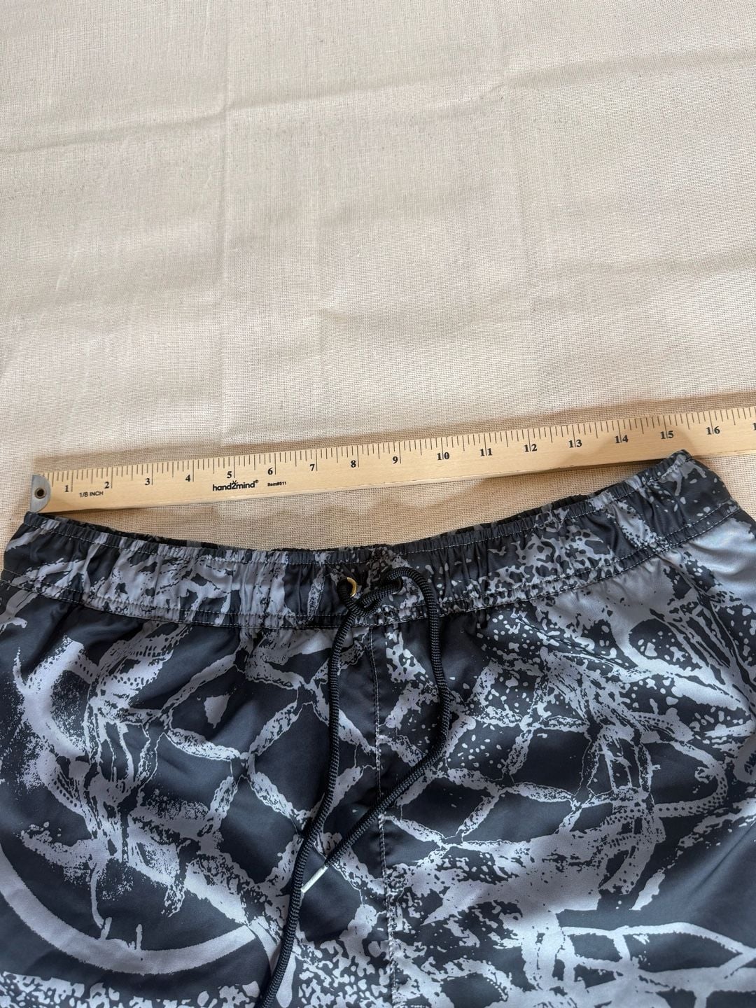 Jordan Men’s Shorts Size M Black Gray Basketball Net Print CZ4749-010 7