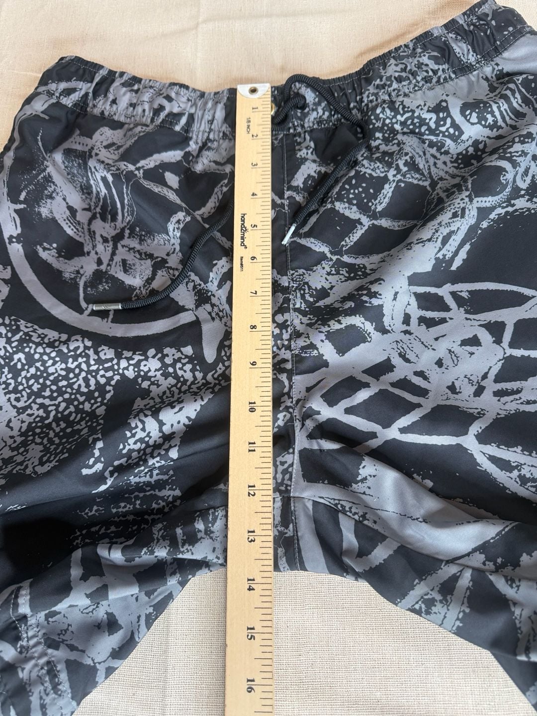 Jordan Men’s Shorts Size M Black Gray Basketball Net Print CZ4749-010 9