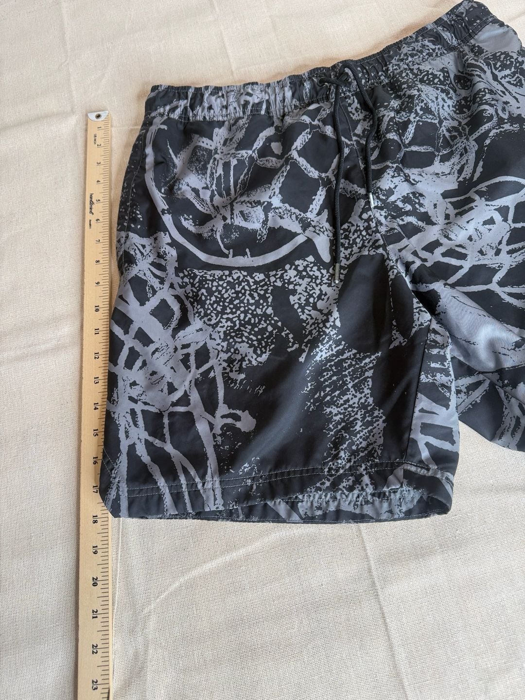 Jordan Men’s Shorts Size M Black Gray Basketball Net Print CZ4749-010 10
