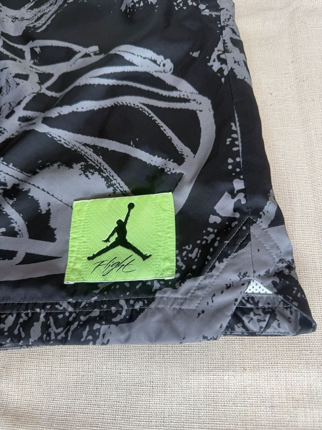 Jordan Men’s Shorts Size M Black Gray Basketball Net Print CZ4749-010 11