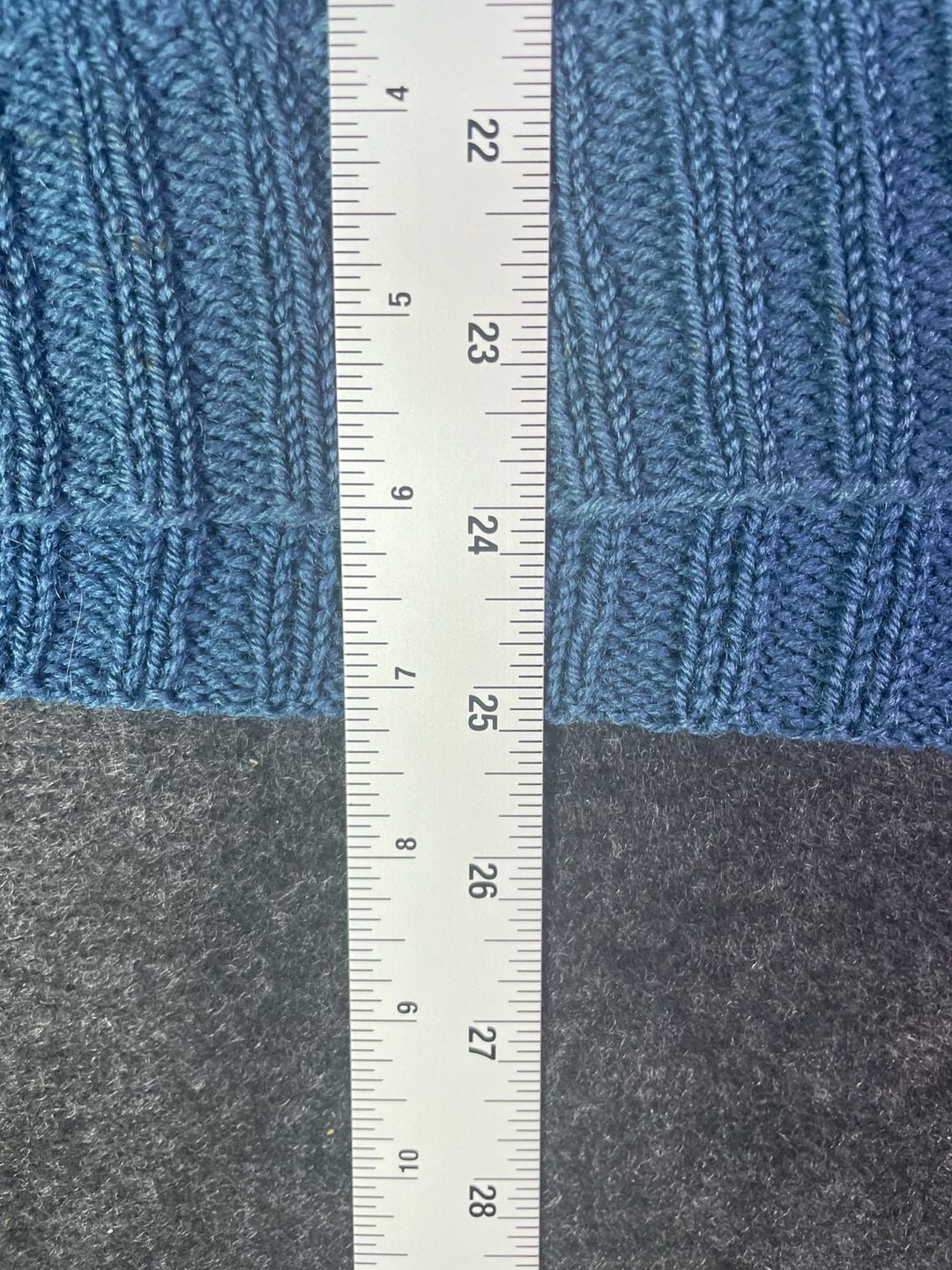 Husfliden Bergen Vintage Handknitted Norwegian Wool Sweater Blue 4