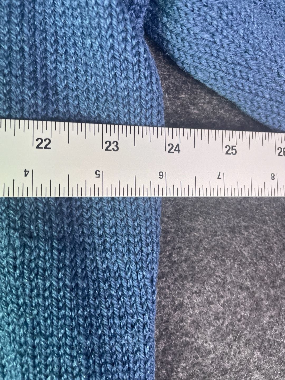 Husfliden Bergen Vintage Handknitted Norwegian Wool Sweater Blue 5