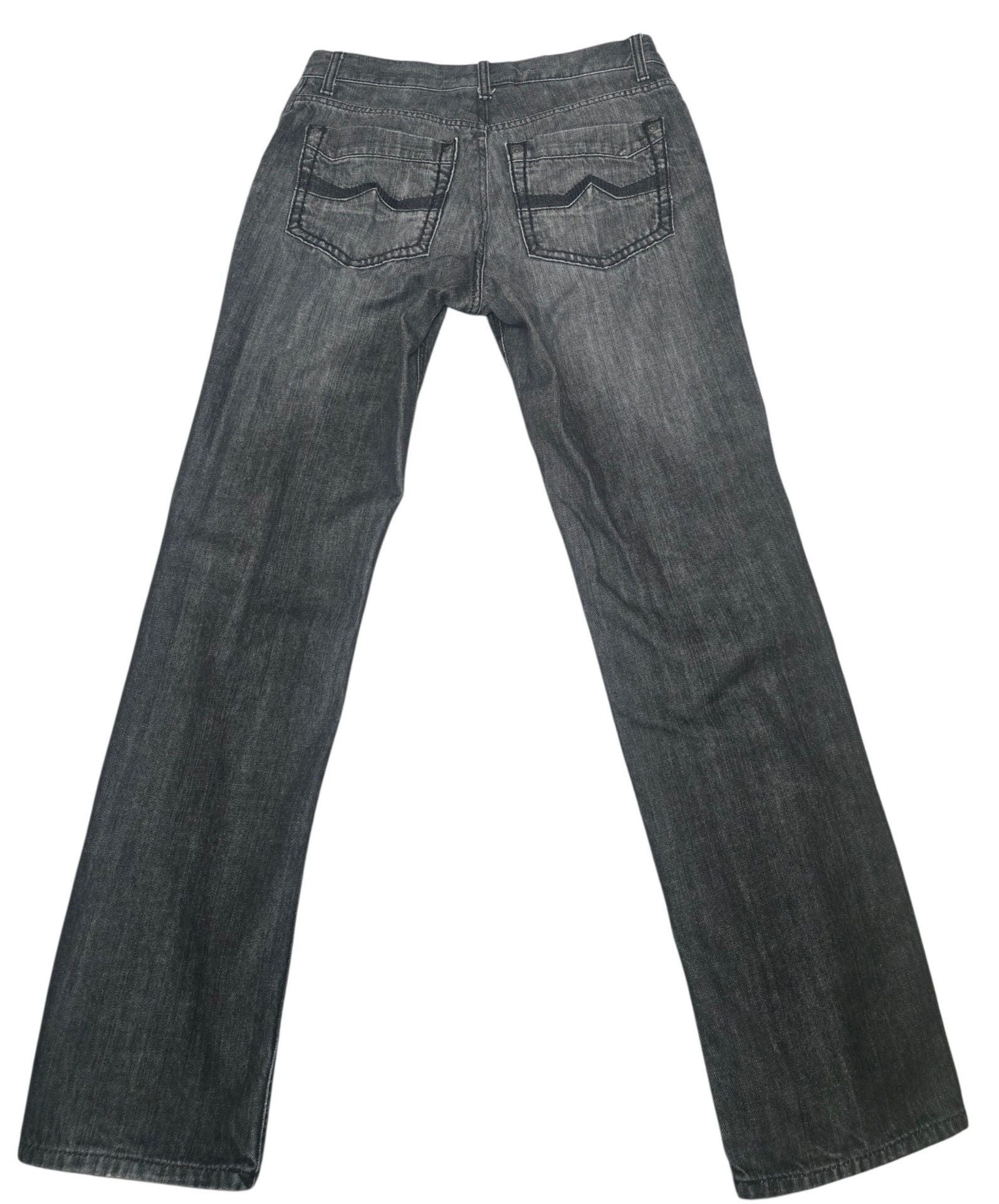 INC International Concepts Berlin Slim Straight Jeans 34x32 Black 3