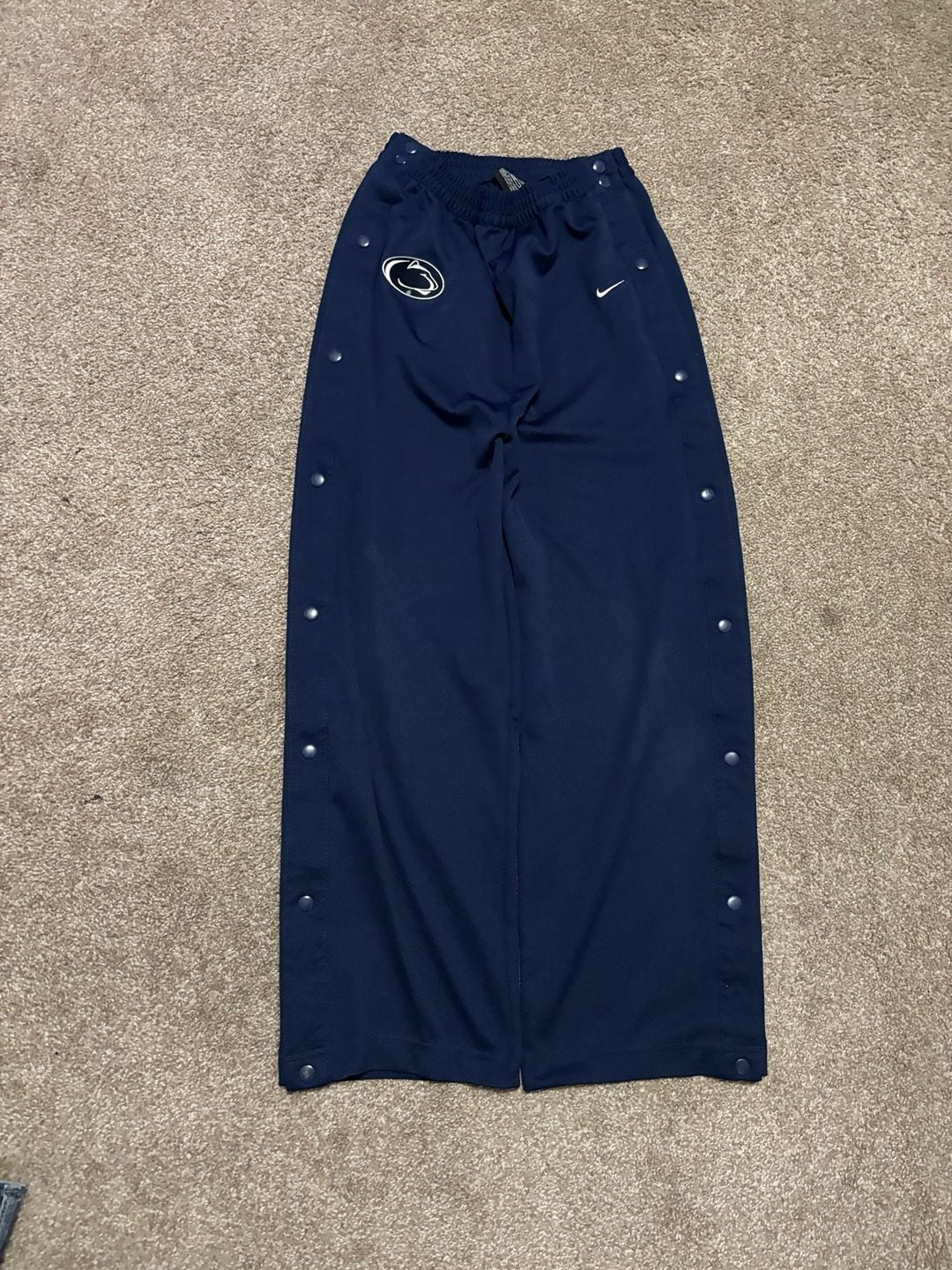 Early 2000s Y2K Nike Penn State Nittany Lions Breakaway Pants Size 16/18 Navy
(fit like adult XS) 2