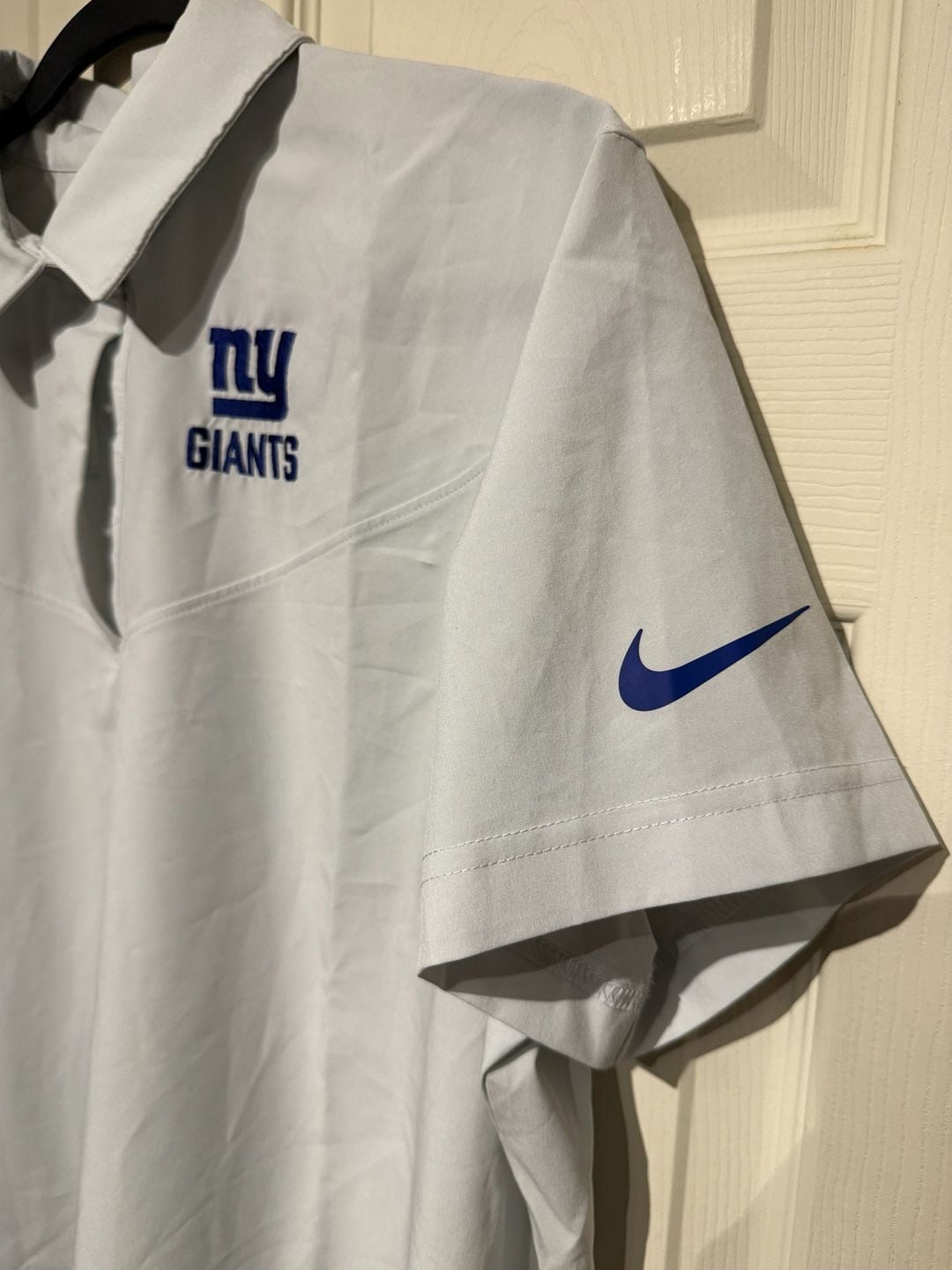 Nike New York Giants NFL On Field Polo Gray 4