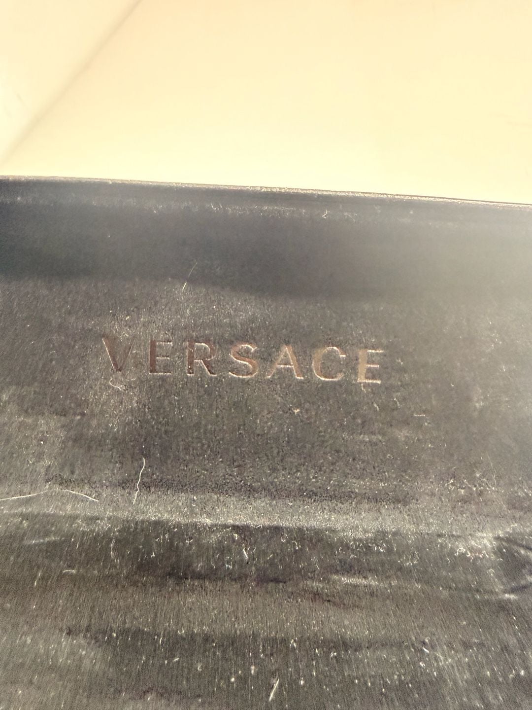 Versace Sunglasses Vintage Gold Frame Brown Lenses with Case 6