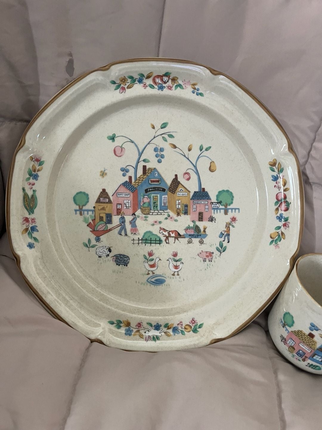 Heartland Dinnerware Plate And Mug 2