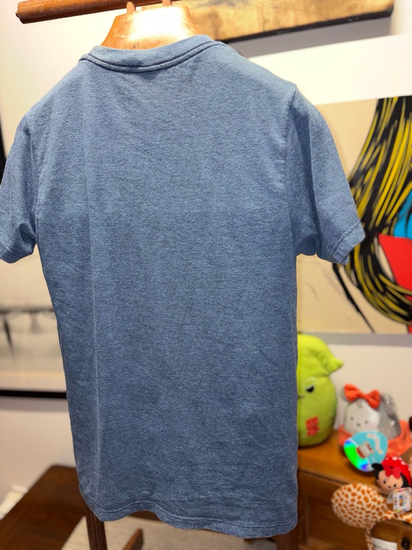Disney Donald Duck Men’s Graphic T-Shirt Size S (34/36) Heather Blue 7