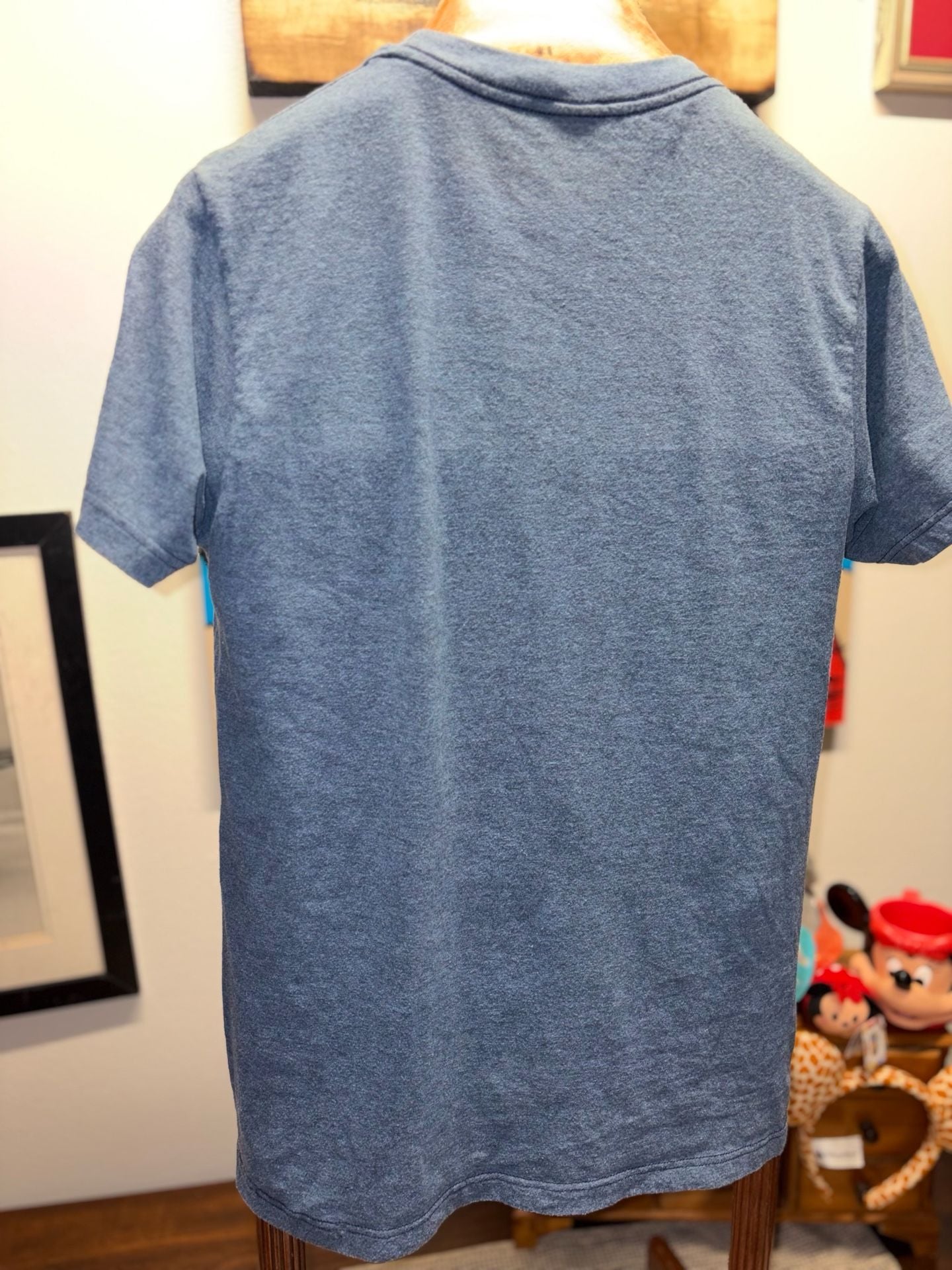Disney Donald Duck Men’s Graphic T-Shirt Size S (34/36) Heather Blue 8