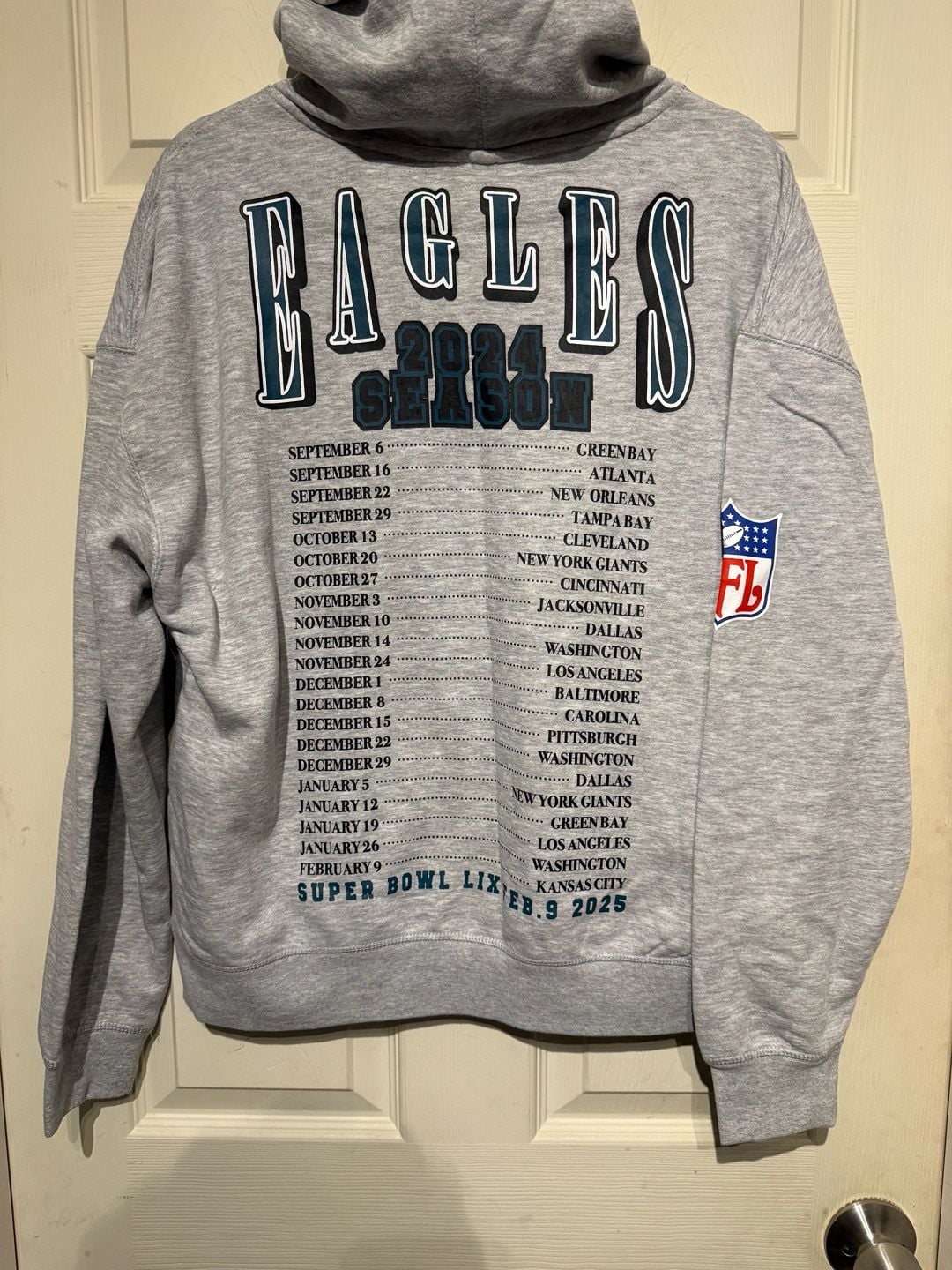 Ultra Game NFL Philadelphia Eagles 2024 Season Hoodie Sweatshirt Medium 3