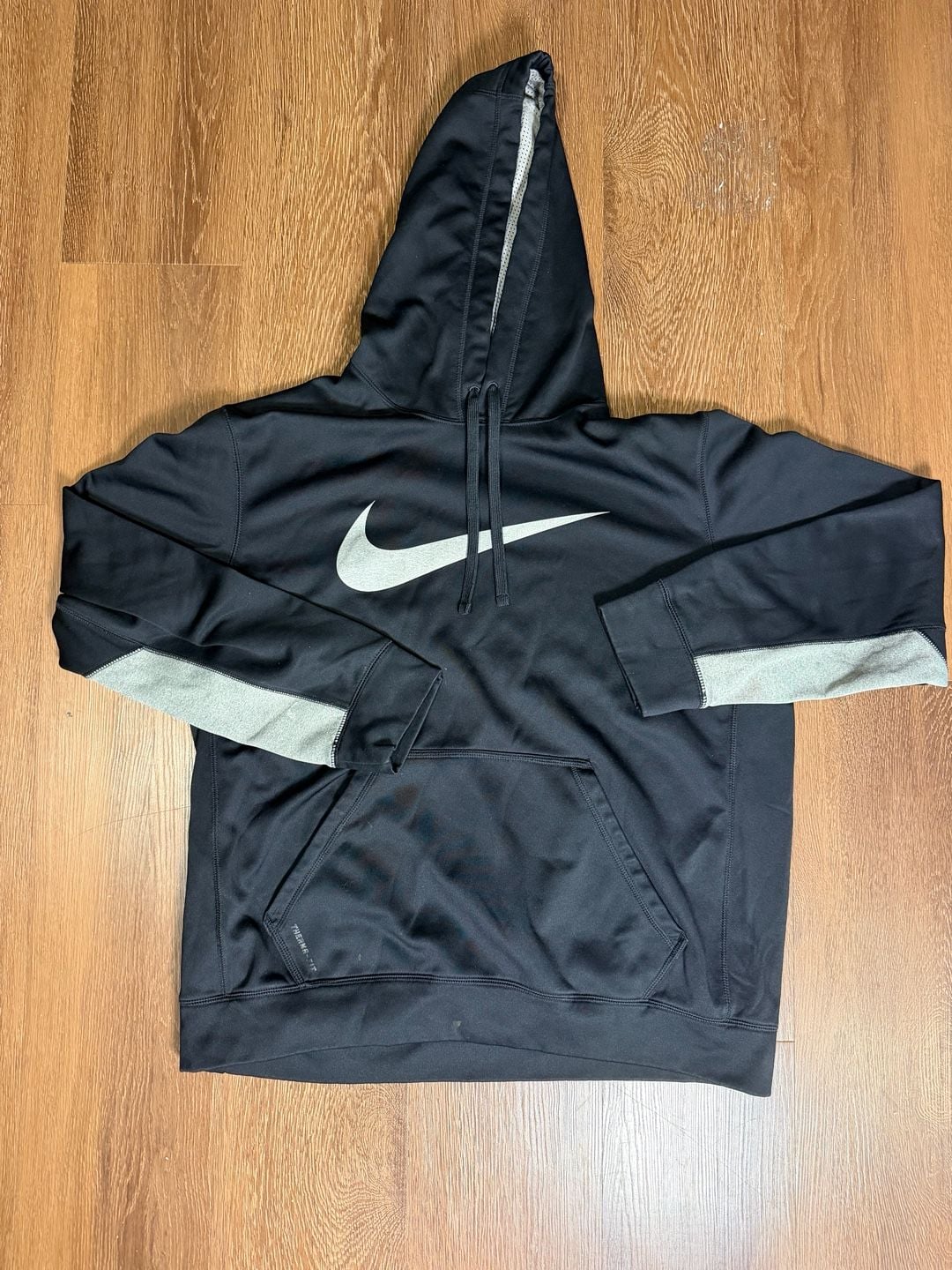Nike Therma-FIT Hoodie Black Grey 2