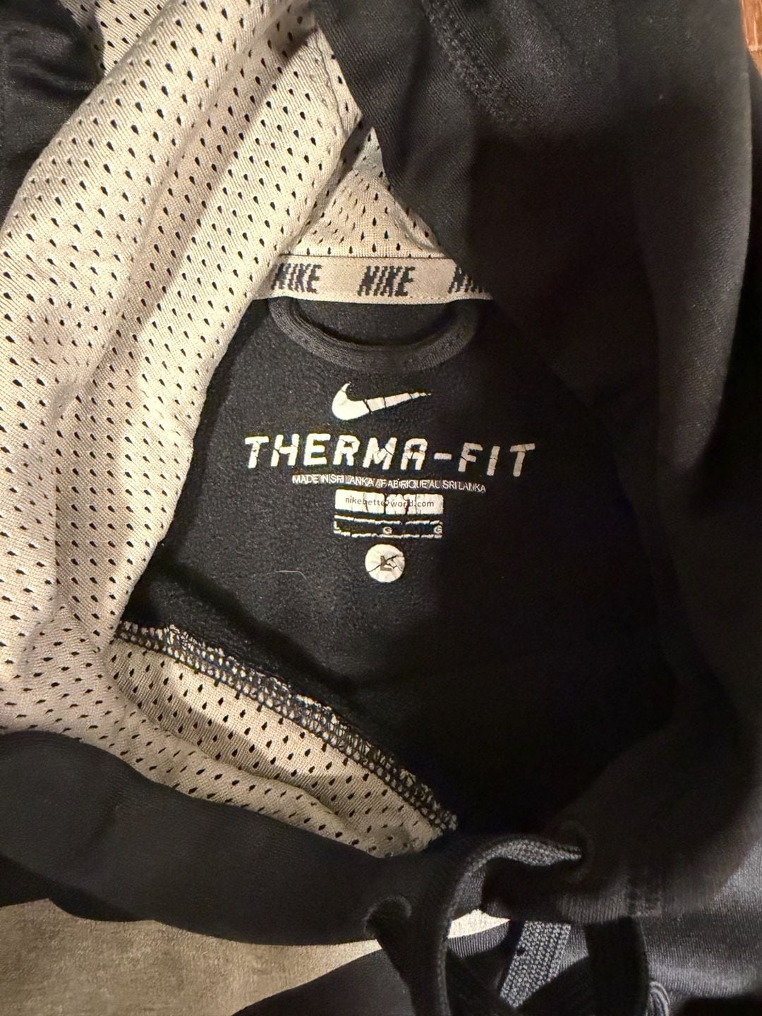 Nike Therma-FIT Hoodie Black Grey 3