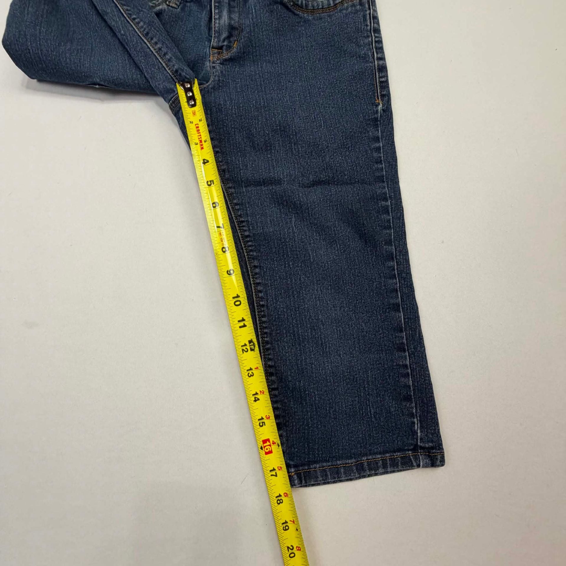 Hybrid & Company Jeans Size 7 Blue Denim Cropped Capris Q22881 6