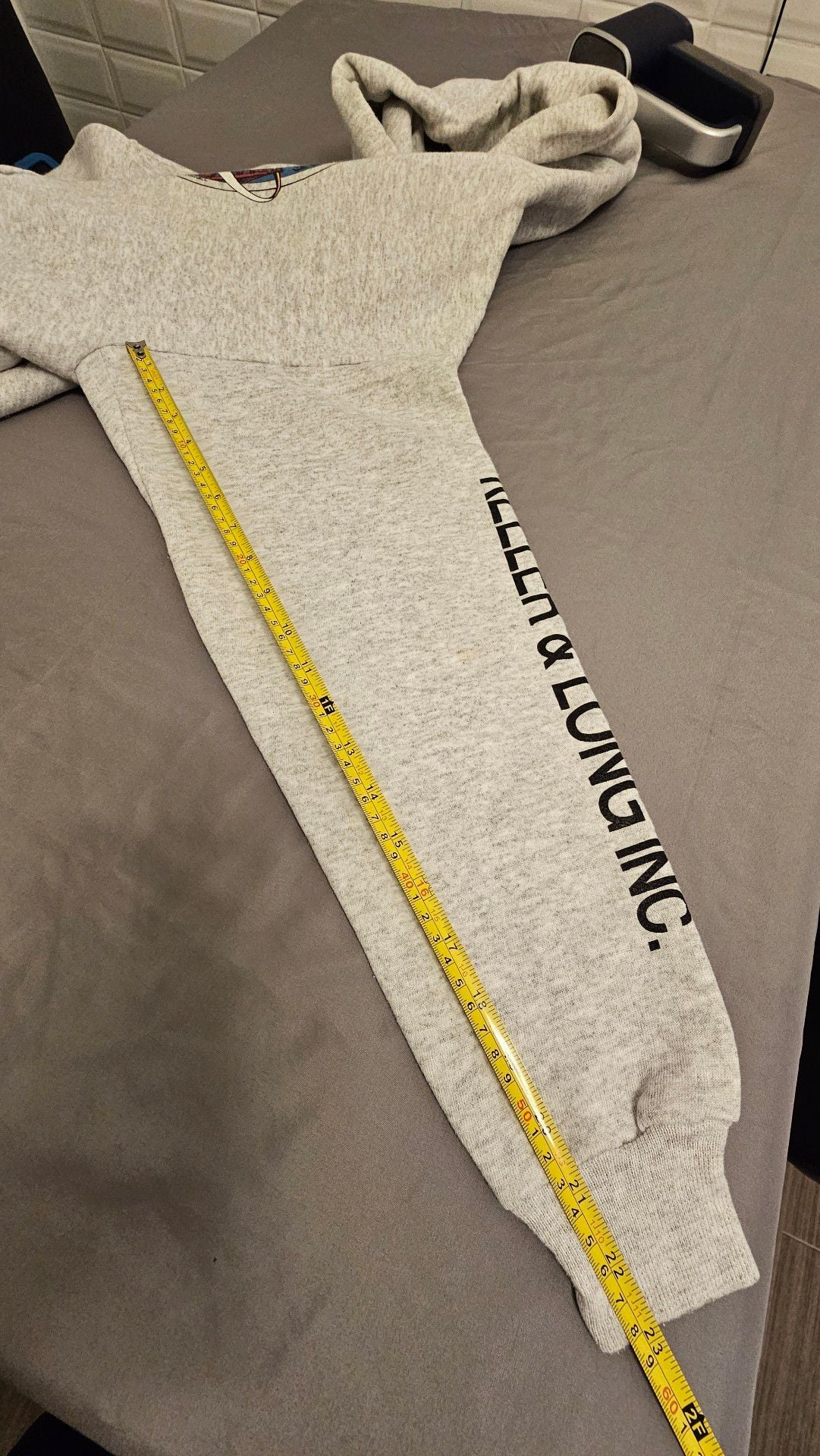 Hanes Golden Gate Bridge Painters Hoodie Size XL Gray Graphic Pullover 8