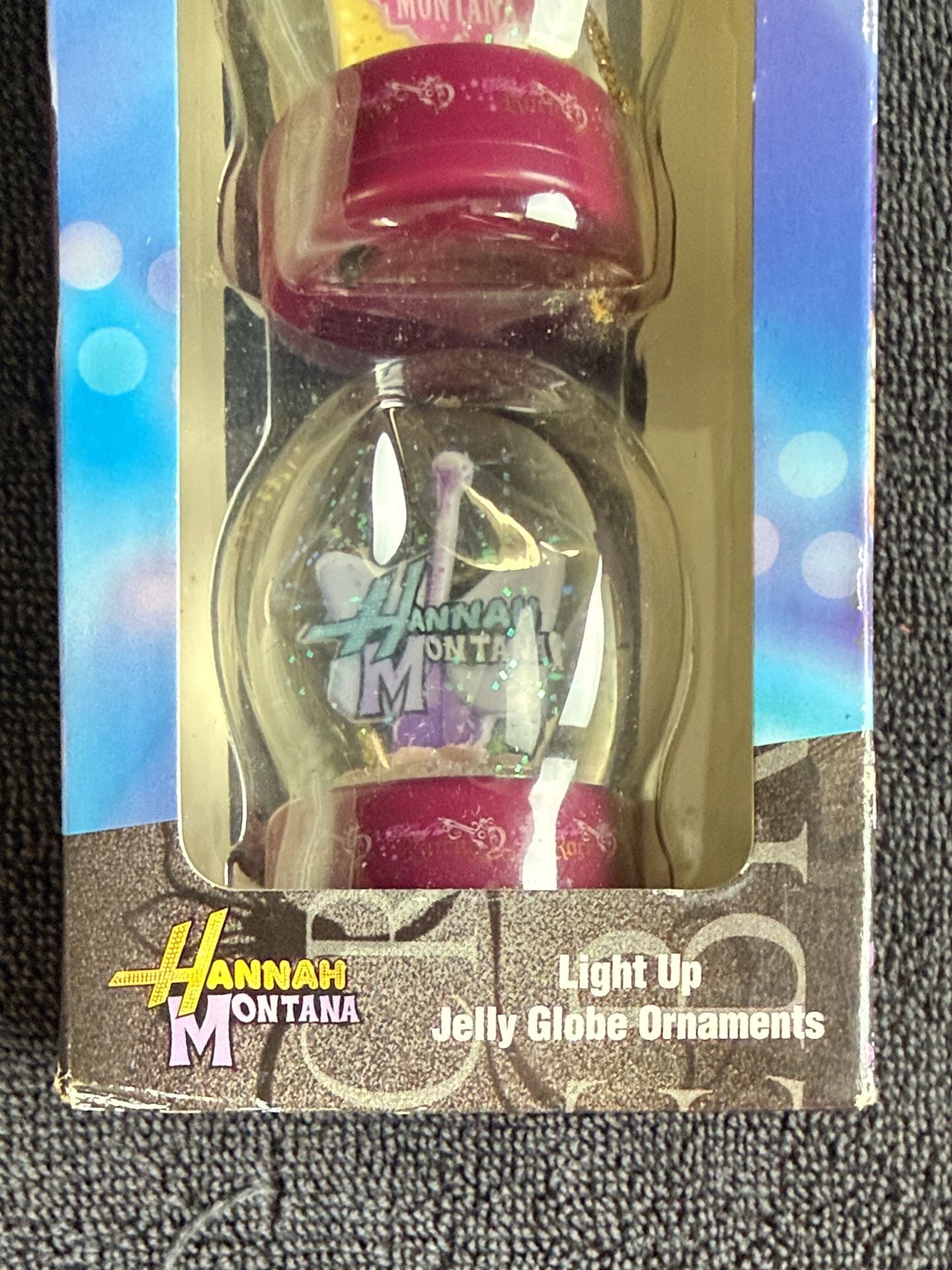 Disney Hannah Montana Light Up Jelly Globe Ornaments New in Box 2