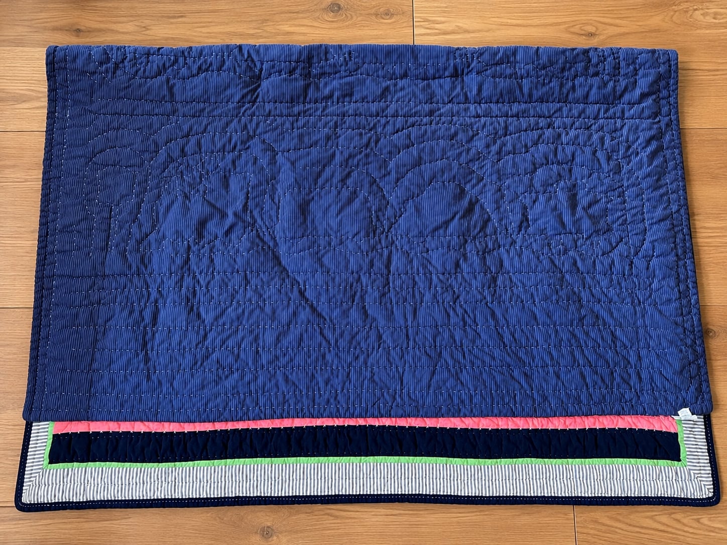 Vintage Pottery Barn Kids Train Quilt – Twin Size – Pristine Condition 2
