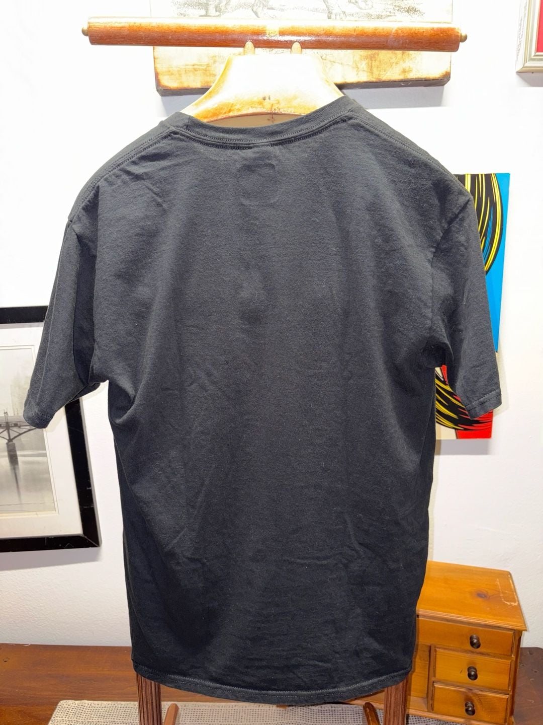 Nintendo Yoshi Graphic T-Shirt Black Size L 5