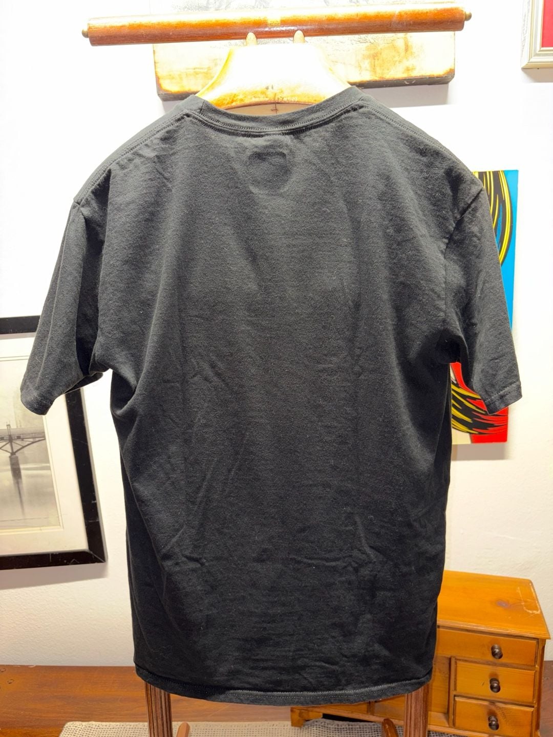 Nintendo Yoshi Graphic T-Shirt Black Size L 8
