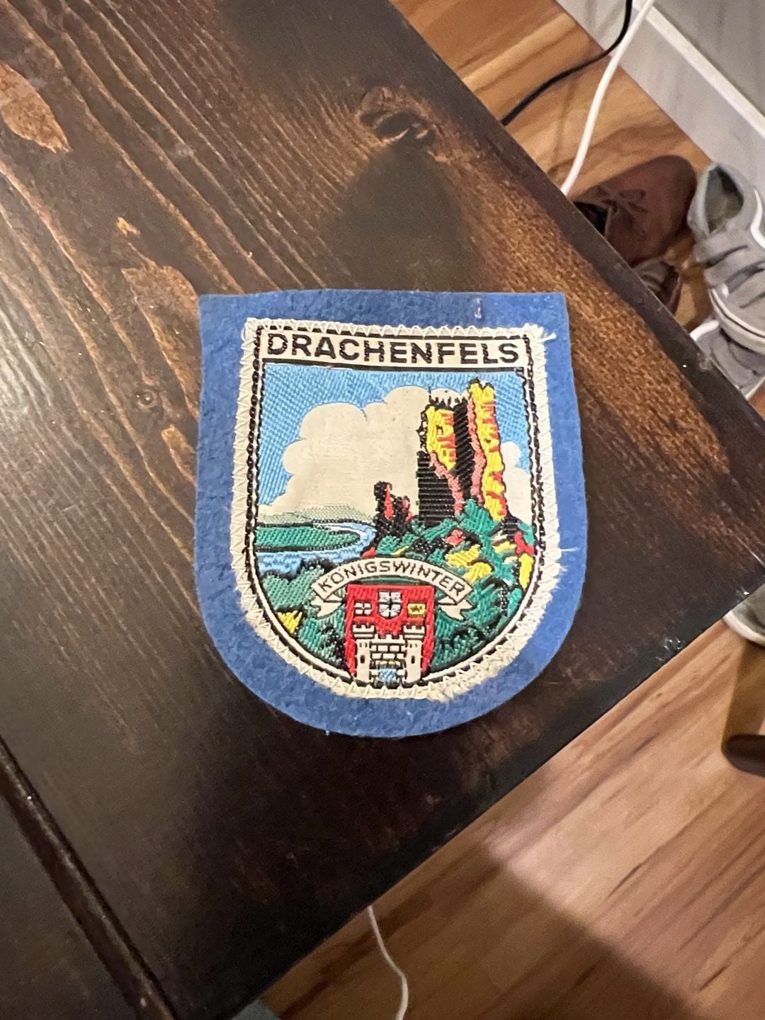 Vintage Drachenfels Konigswinter Embroidered Souvenir Patch 1