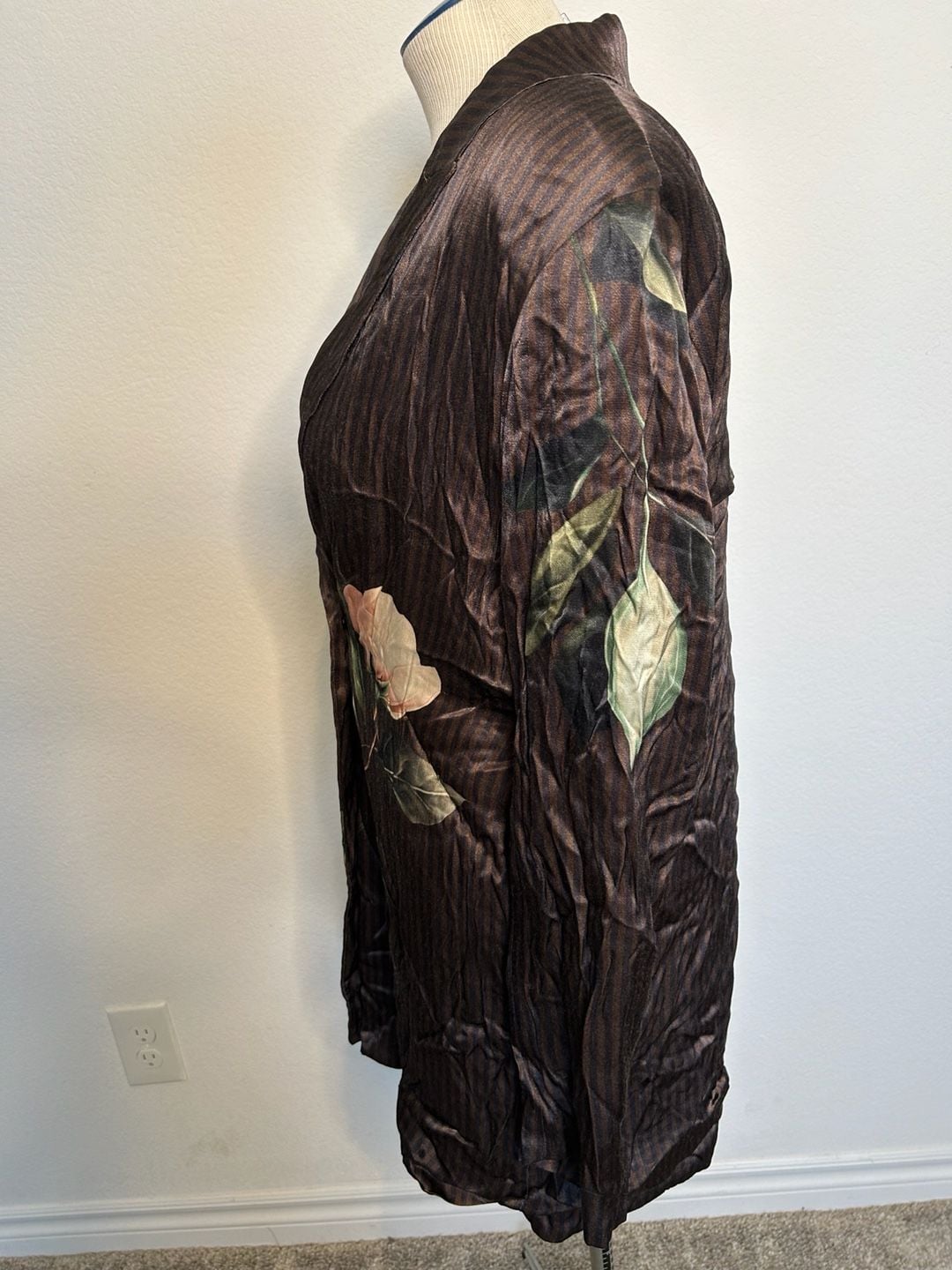 Anthropologie Printed Silky Blazer Mini Dress 4