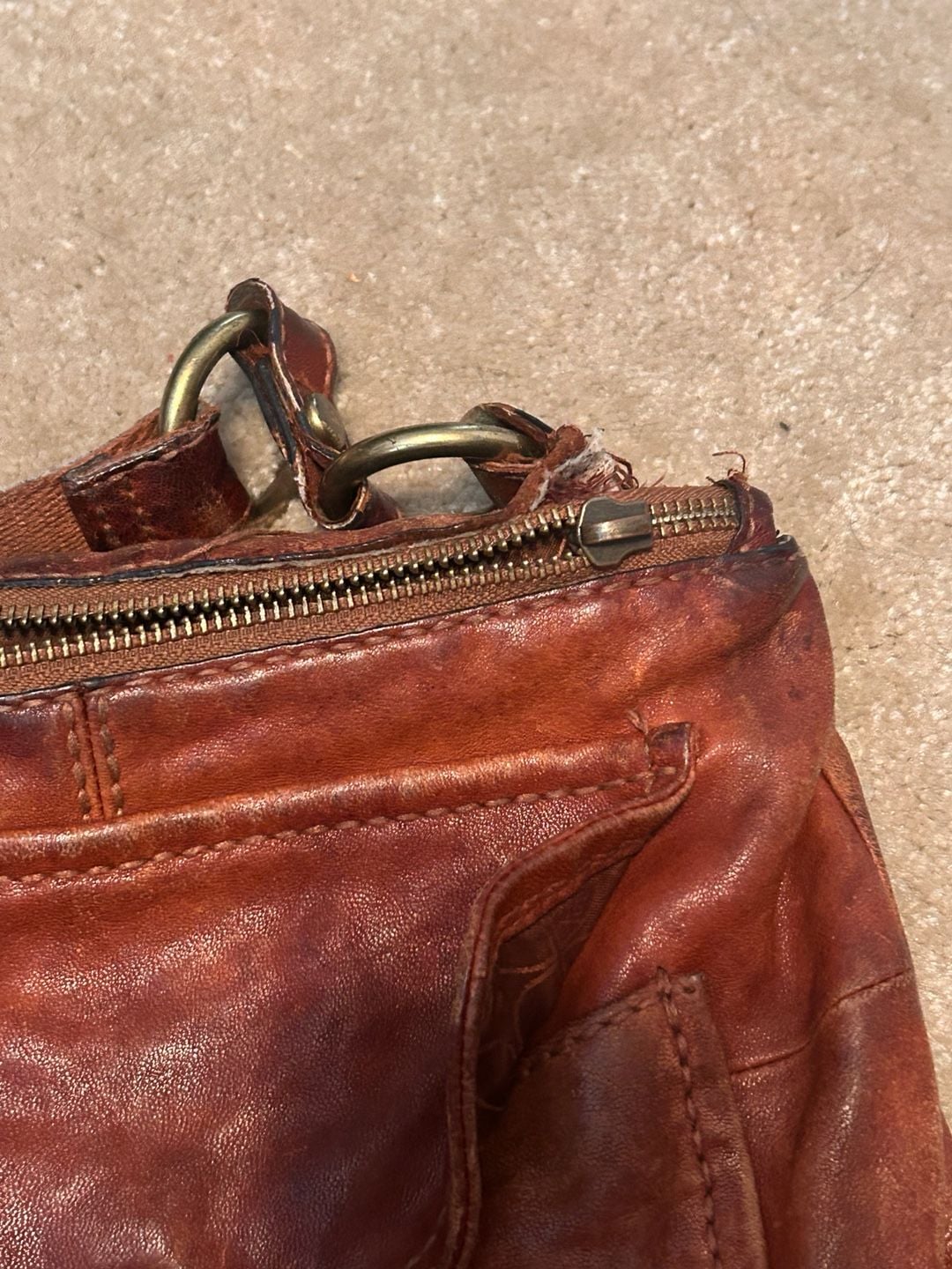 Fossil Leather Crossbody Bag 7