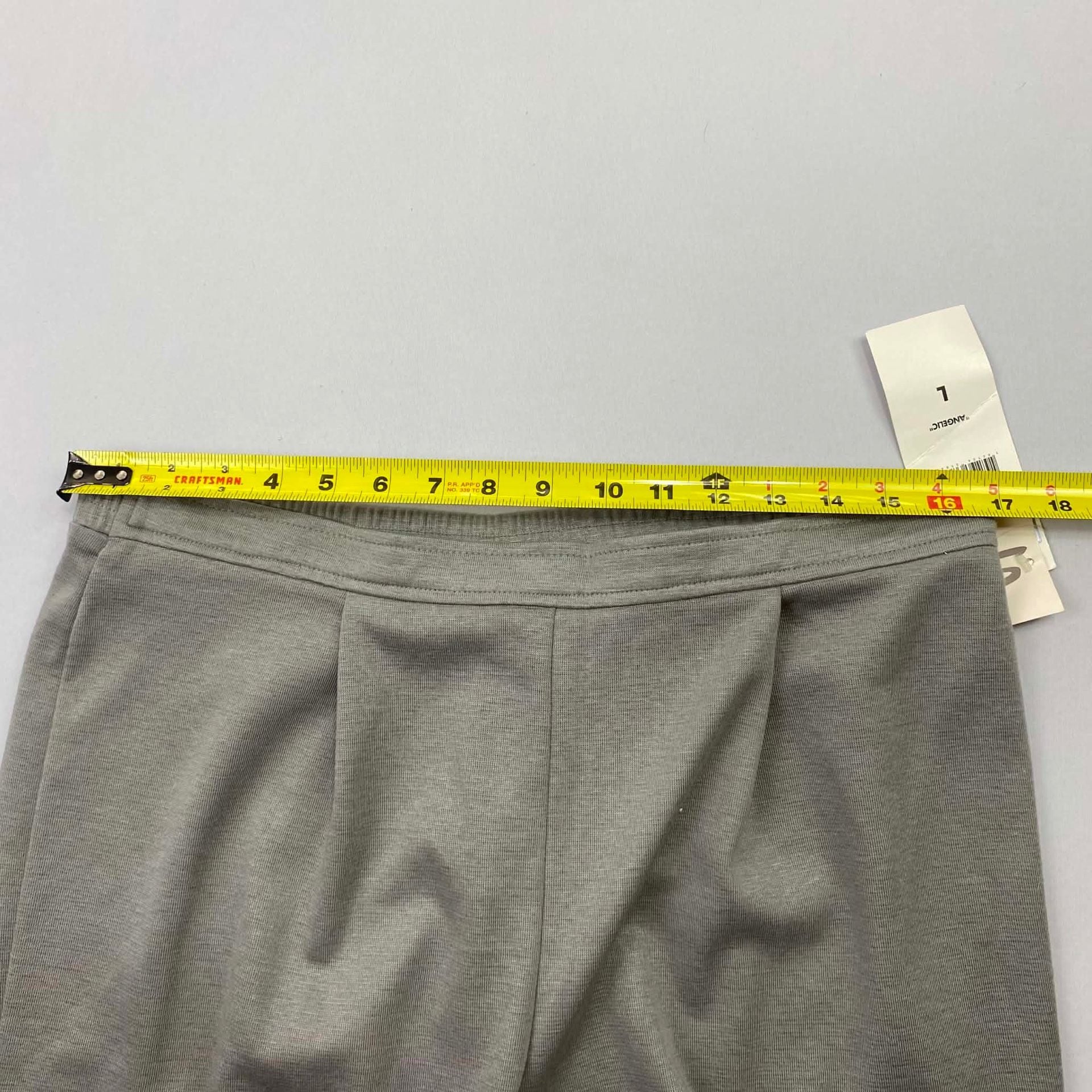 Norton McNaughton Pants Size L Gray Pull On Pleated Stretch 5