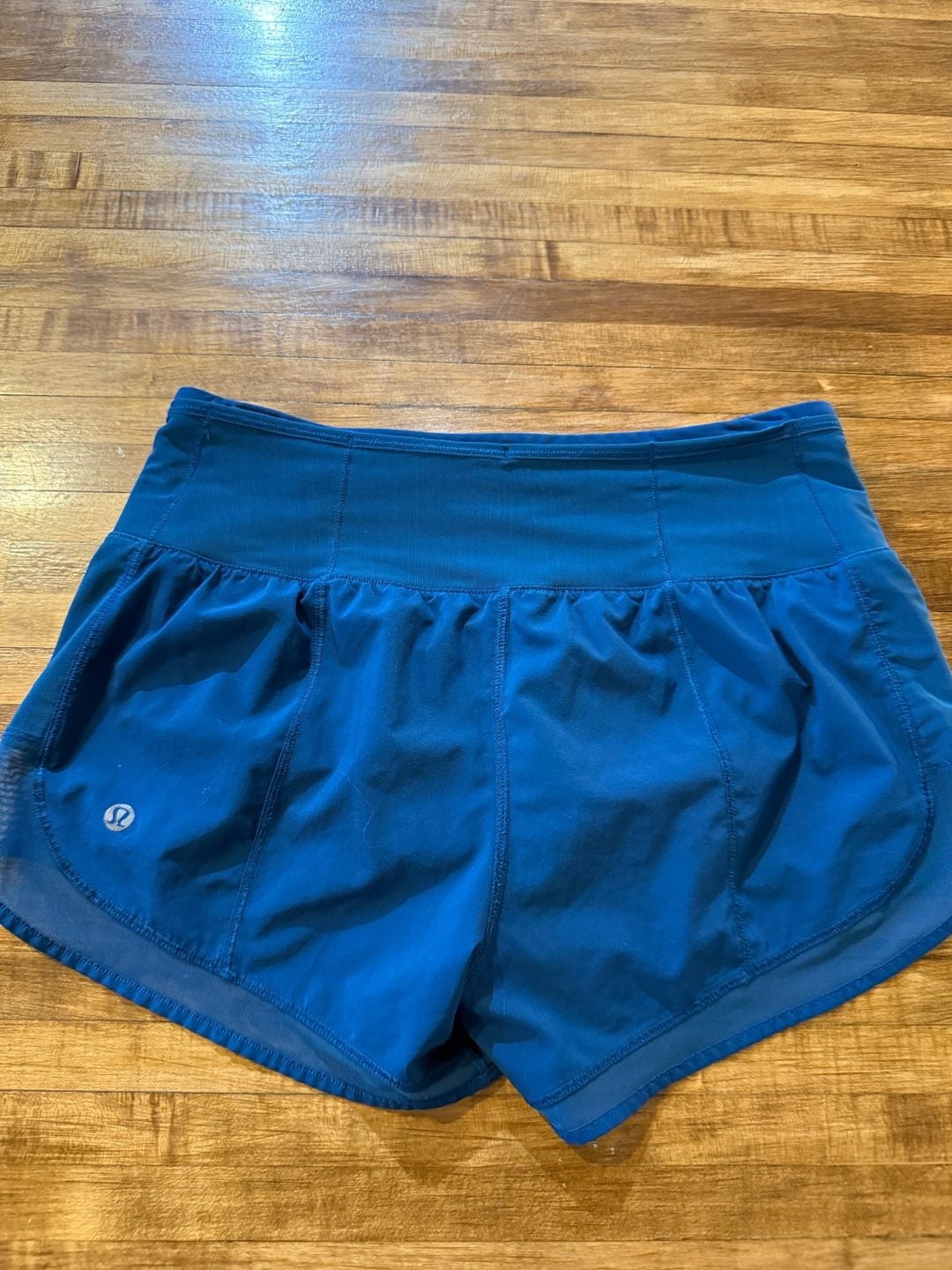 Lululemon Speed Up Shorts Size 4 Blue Athletic Running (q1) 3