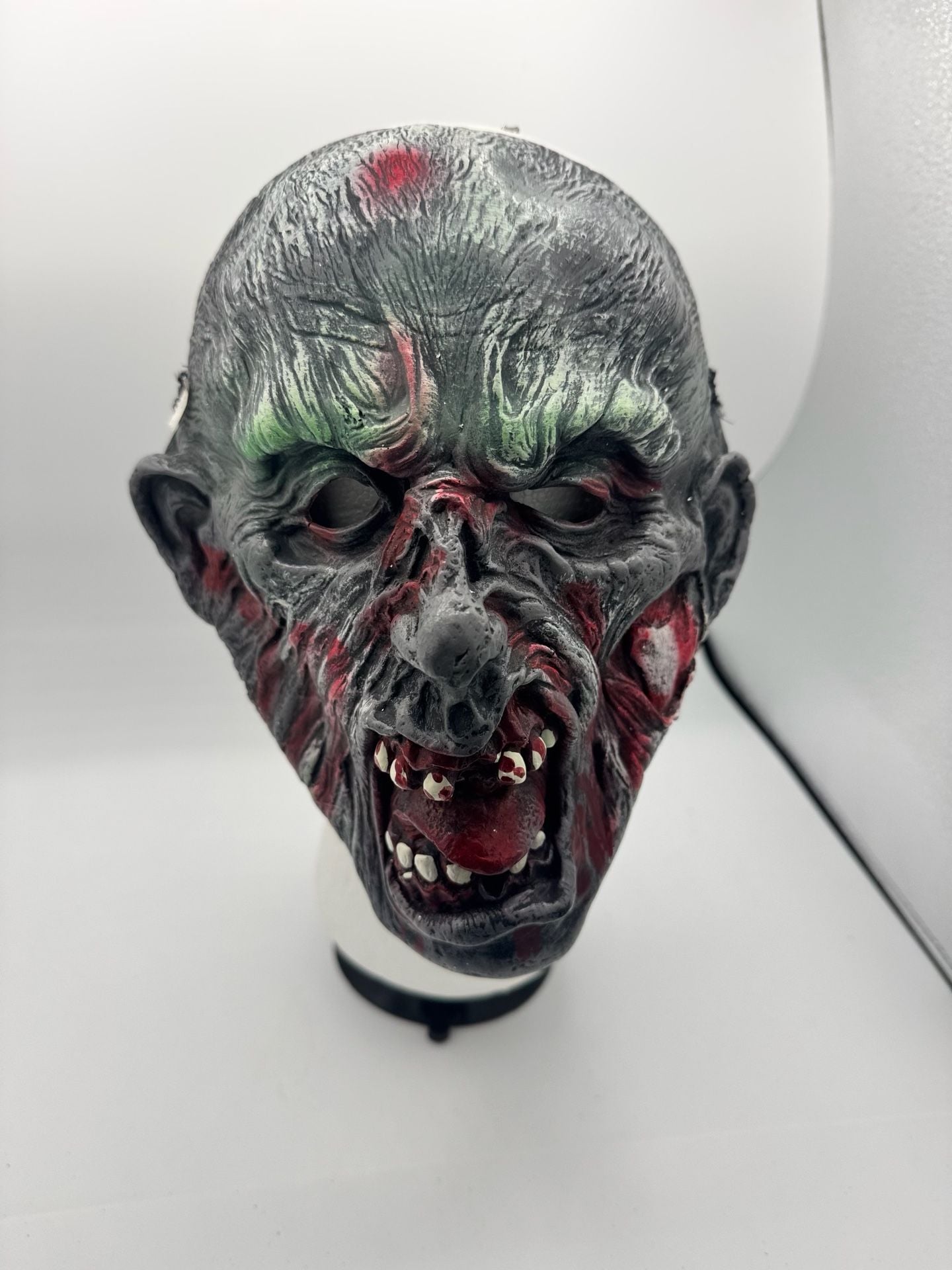 Zombie Halloween Costume Mask Horror Creepy Undead Face 1