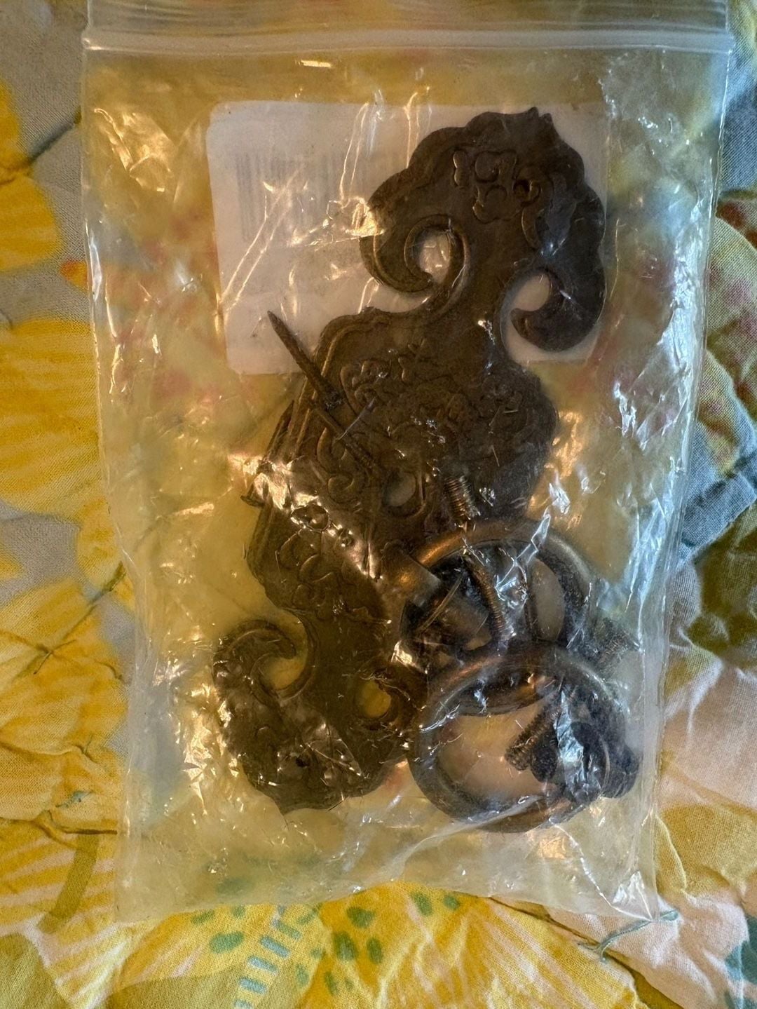 NWT Dophee Vintage Chinese Style Ring Pull Handles 3.94x1.26 Bronze Hardware 3