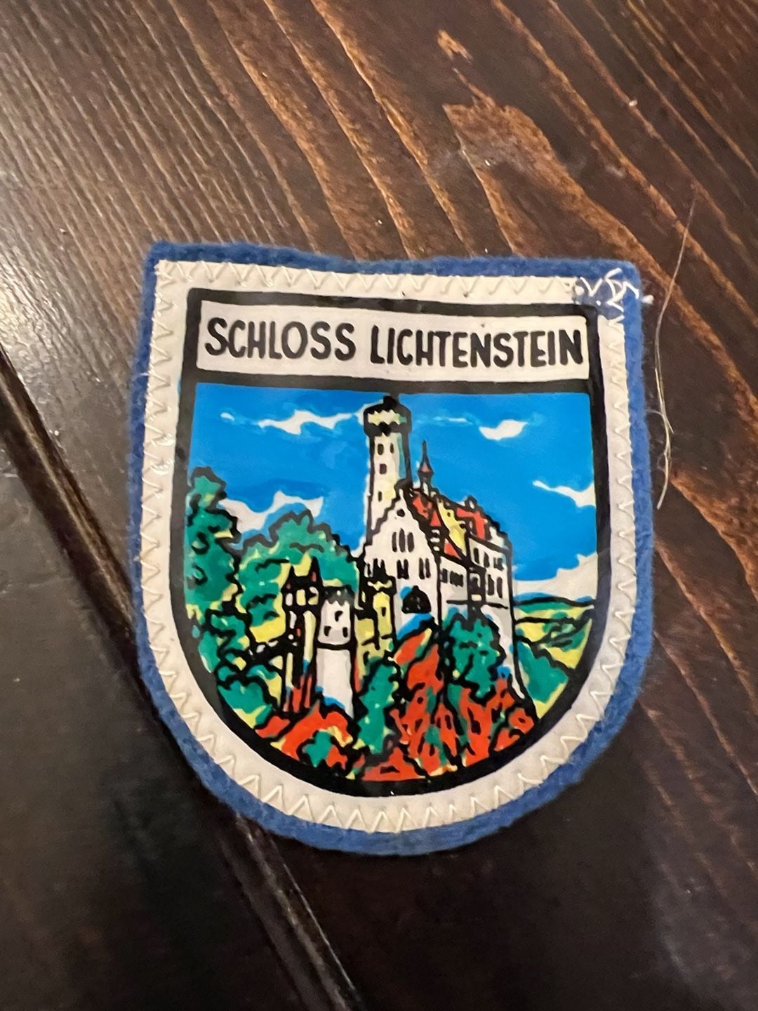 Schloss Lichtenstein Souvenir Embroidered Felt Patch 1