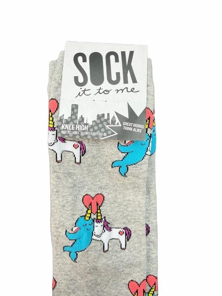 Sock It To Me Great Horns Think Alike Knee High Socks New 3