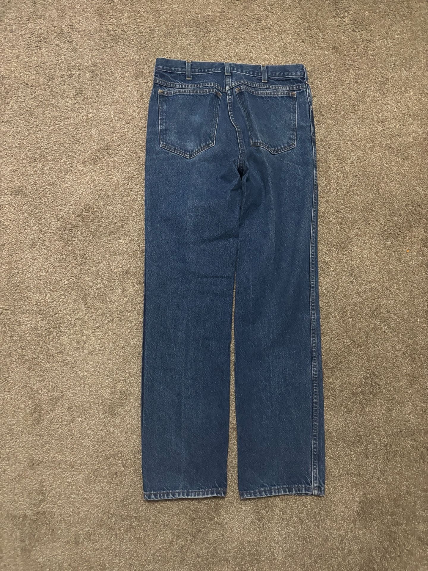 1970s 1980s Talon Zip Cowboy Cut Jeans 32x34 Blue Denim Bootcut 3