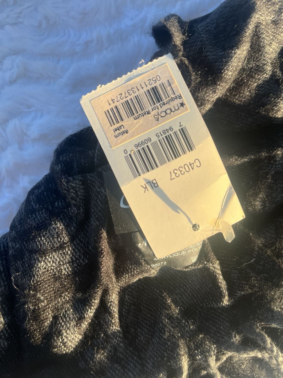Cejon Black Scarf New With Tags 6
