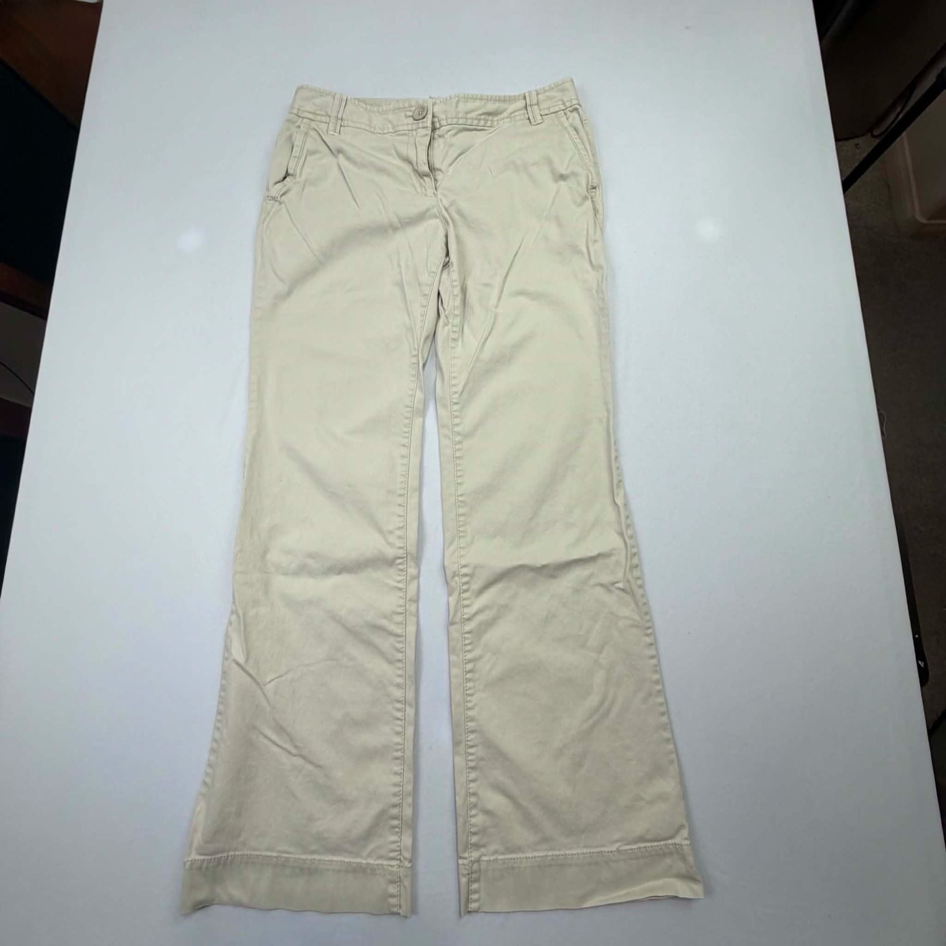 Ann Taylor Loft Marisa Pants Size 6 Khaki Tan Cotton Casual 2
