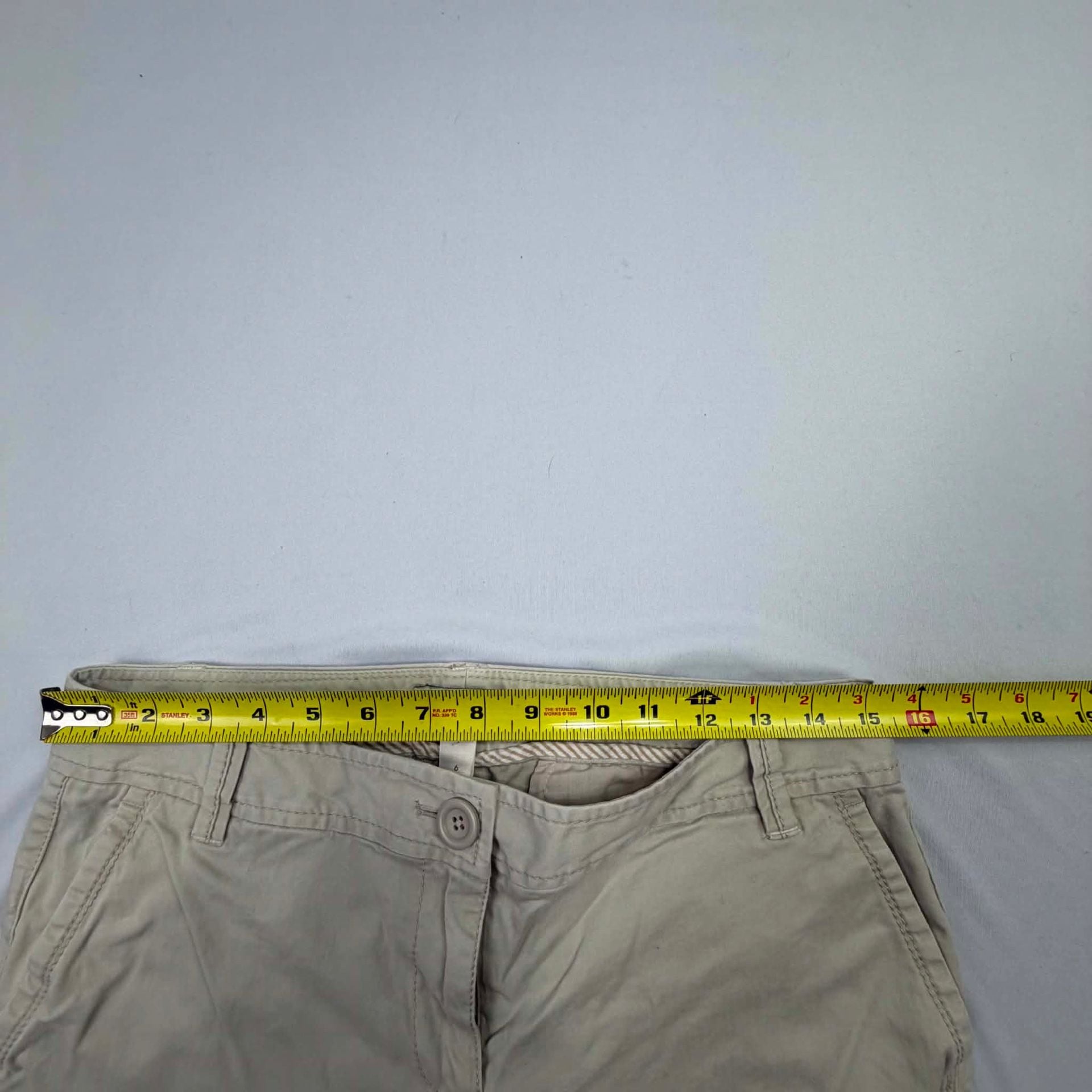 Ann Taylor Loft Marisa Pants Size 6 Khaki Tan Cotton Casual 4