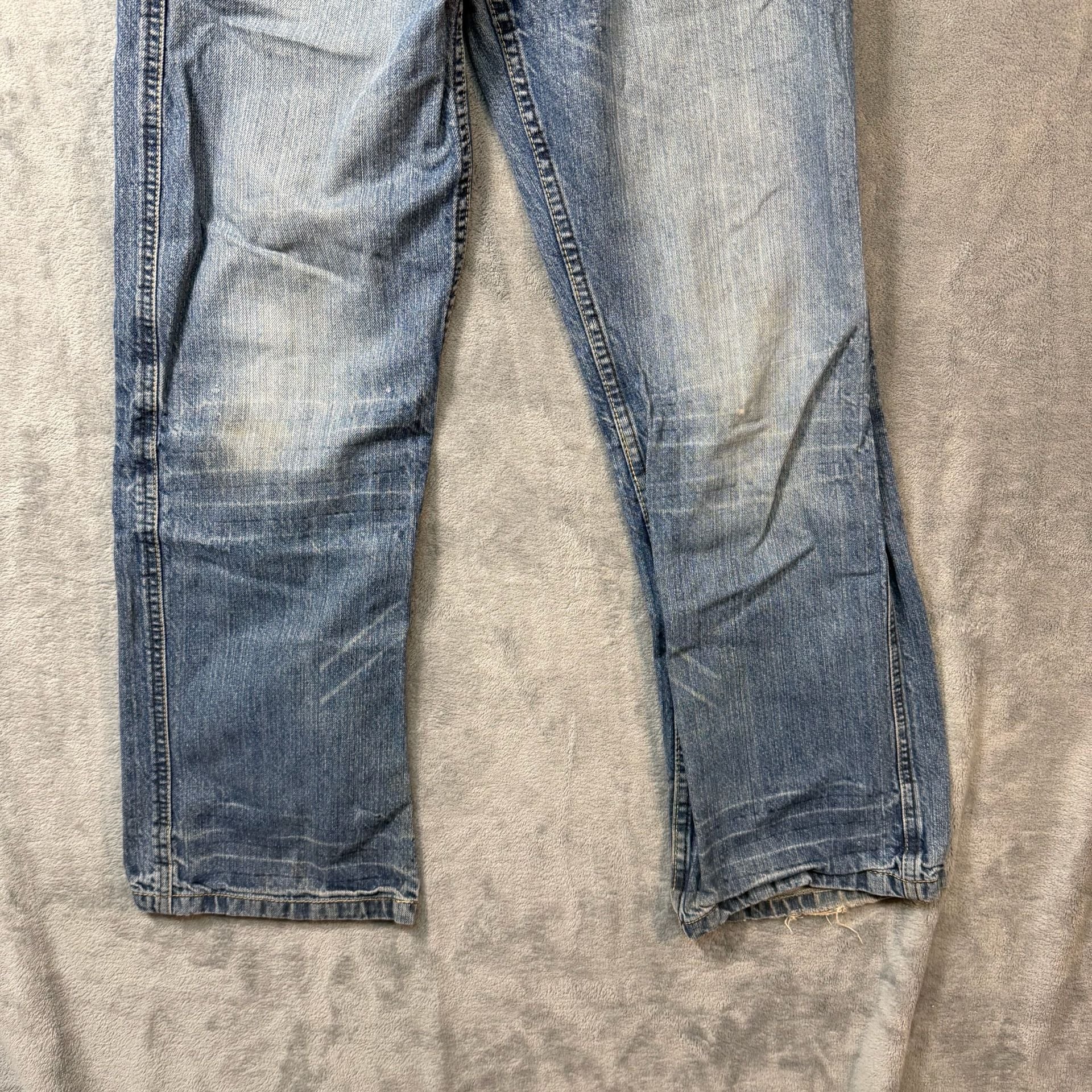 Vintage Rocawear Embroidered Jeans Size 14 Waist 29 Y2K Streetwear Baggy 9