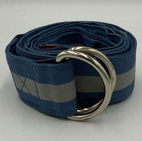 Vineyard Vines Striped D-Ring Belt Blue Gray
Size XL
#906 6