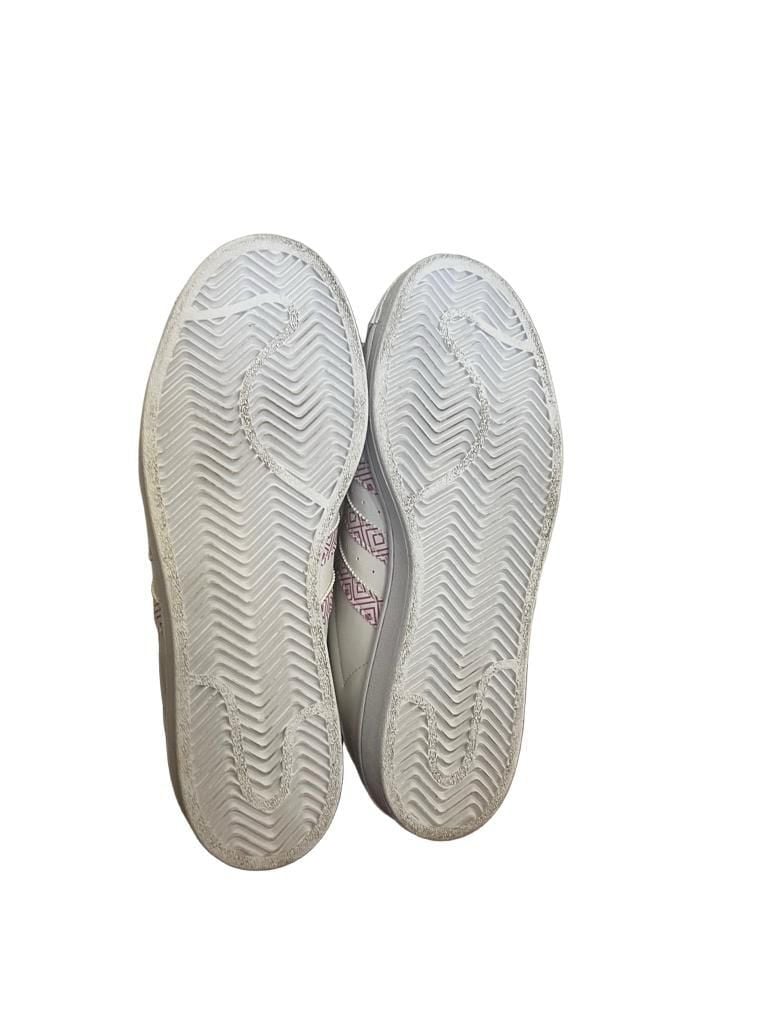 Adidas Superstar J Sneakers Size 7Y White Pink Geometric Shell Toe FX2989 6