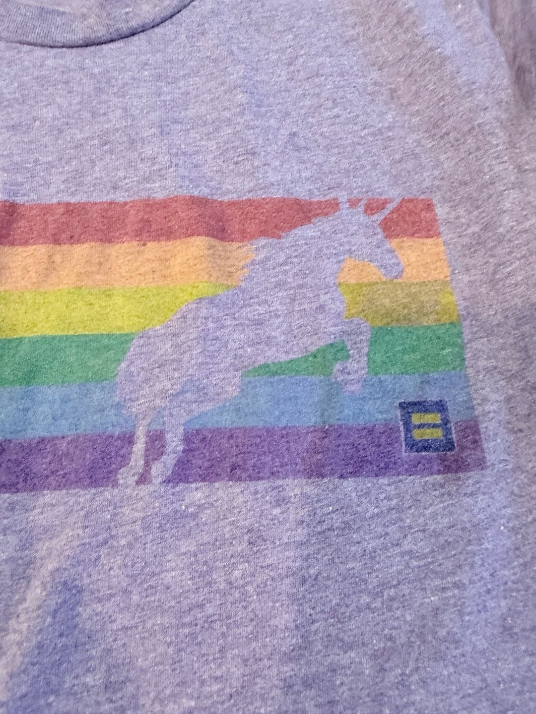 Human Rights Campaign Rainbow Unicorn T-Shirt 3