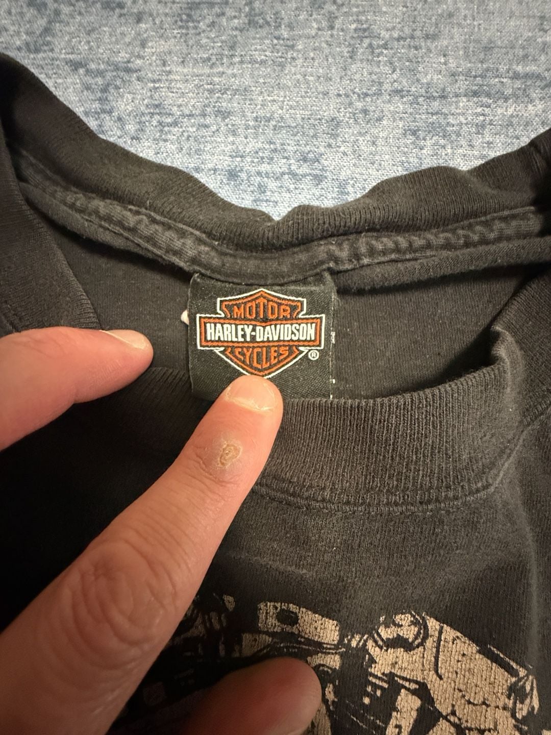Harley-Davidson Hanoi Vietnam Long Sleeve T-Shirt Size XL Black 4