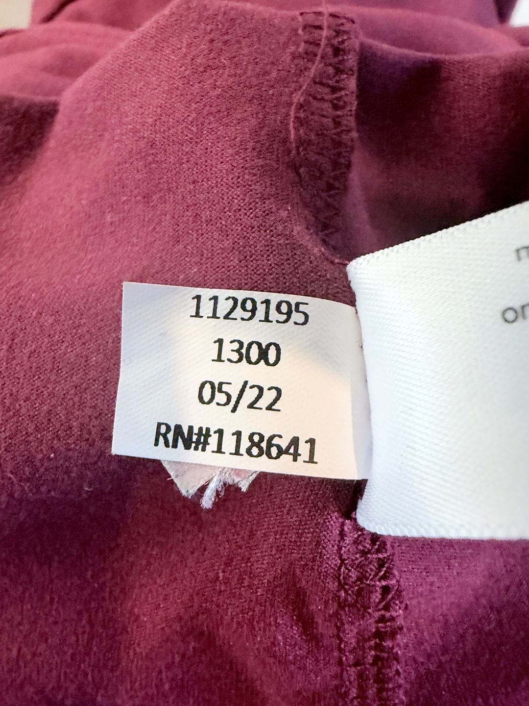 Lane Bryant Square Neck Top Size 10/12 Burgundy 9