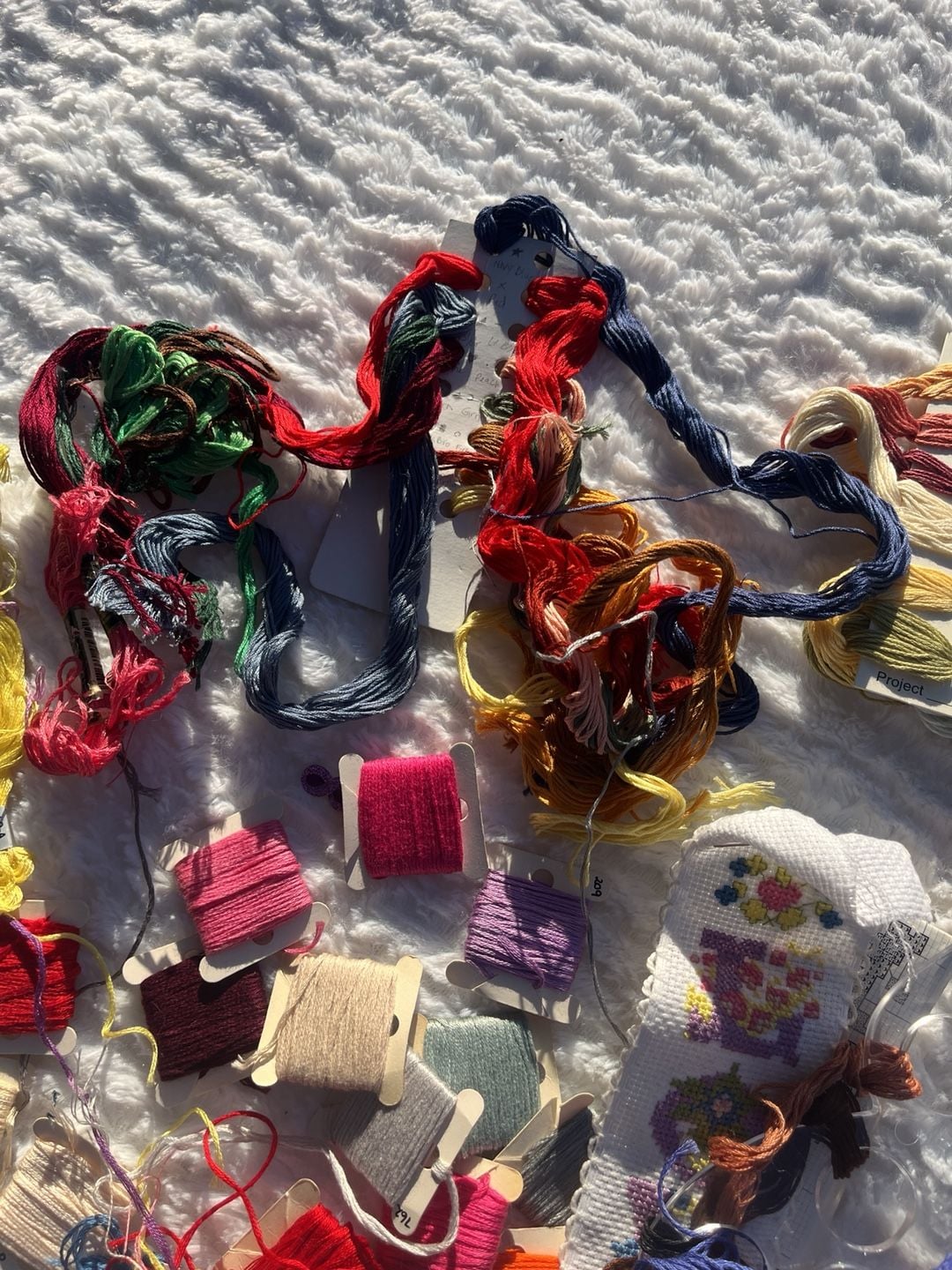 Bucilla Vintage Embroidery Floss Thread Lot Craft Supplies 3