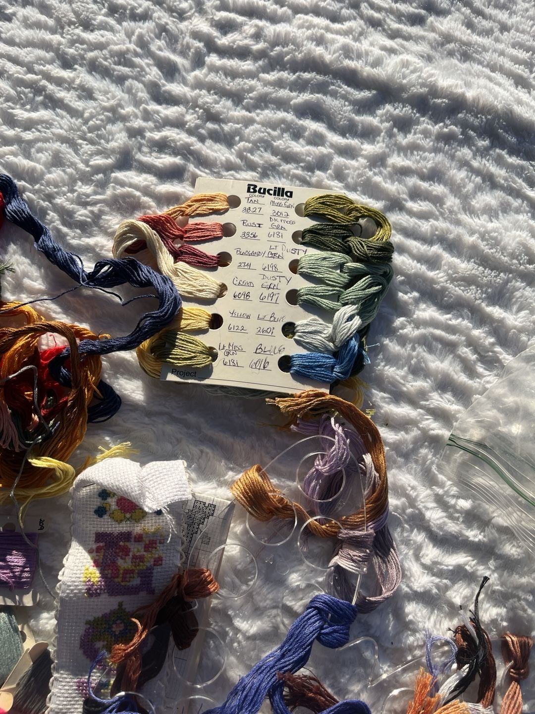 Bucilla Vintage Embroidery Floss Thread Lot Craft Supplies 4