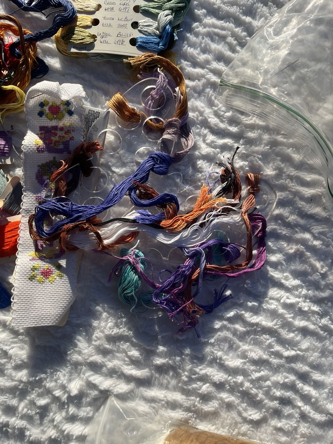 Bucilla Vintage Embroidery Floss Thread Lot Craft Supplies 5