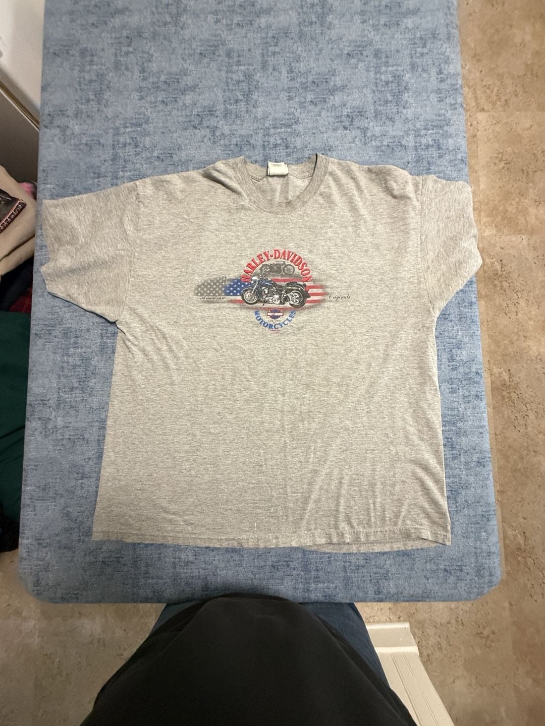 Harley-Davidson T-Shirt Size 2XL Gray 2003 Gengras Hartford CT 2