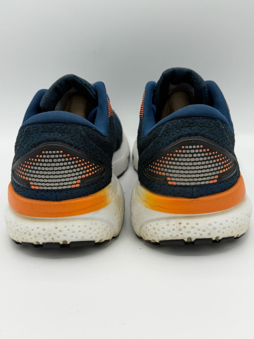 Brooks Ghost 16 Mens 7.5 D Running Shoes Navy Blue Orange Athletic Sneakers 6