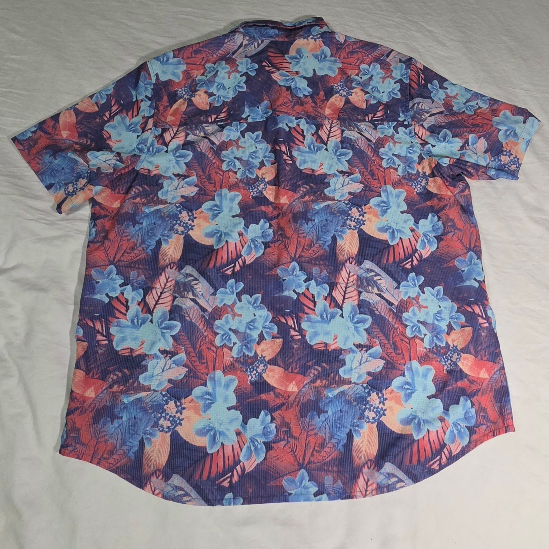 Tommy Bahama Button Down Shirt Size XL Floral Short Sleeve 4