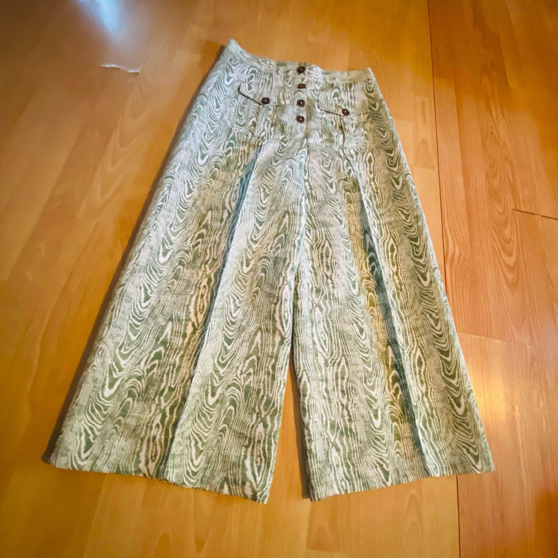 C/MEO Collective Energized Wide Leg Pants Green Size M 2