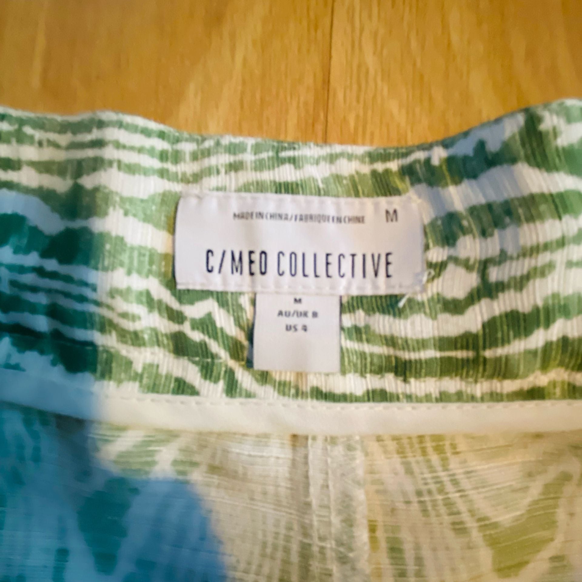 C/MEO Collective Energized Wide Leg Pants Green Size M 6