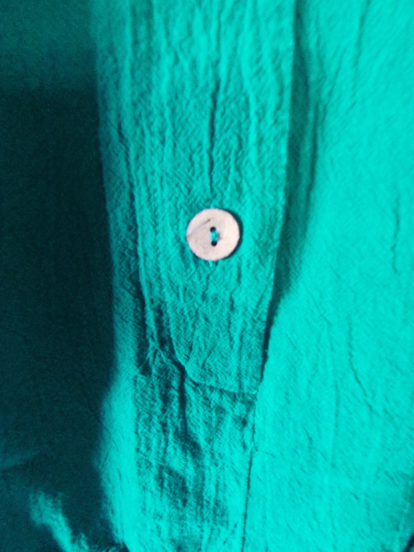 Green Cotton Jumpsuit Size Medium Wide Leg Tank Overalls 3